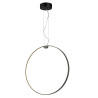 Lampa wisząca ACIRCULO led czarna 60 cm ST-10453P-D600A black Step into Design