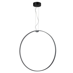 Lampa wisząca ACIRCULO led czarna 74 cm ST-10453P-D740A black Step into Design