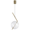 Lampa wisząca AMORE - 1 LED złota 24 cm ST-8869P-1 Step into Design