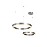 Lampa wisząca CIRCLE 60+80 LED nikiel na 1 podsufitce ST-8848-60+80 nickel Step into Design