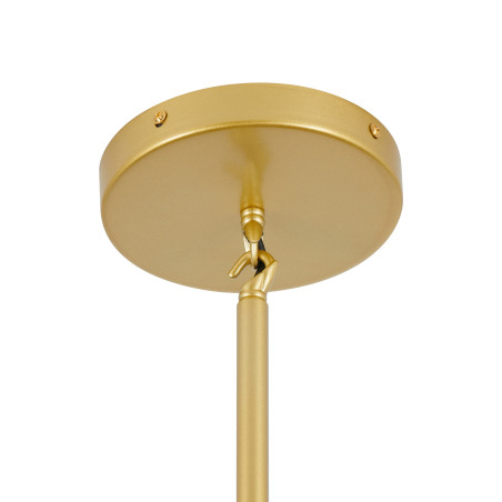 Lampa wisząca MODERN ORCHID-9 złoto szara 150 cm ST-1232-9 gold smoky Step into Design