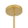 Lampa wisząca MODERN ORCHID-9 złoto szara 150 cm ST-1232-9 gold smoky Step into Design