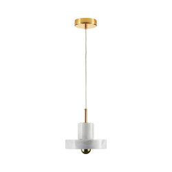 Lampa wisząca UNIVERSO marmurowo złota 18 cm ST-10050P1 Step into Design