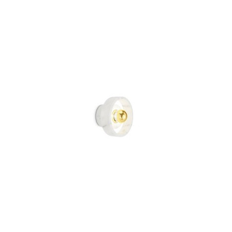 Lampa ścienna UNIVERSO marmurowo złota 18 cm ST-10050W Step into Design