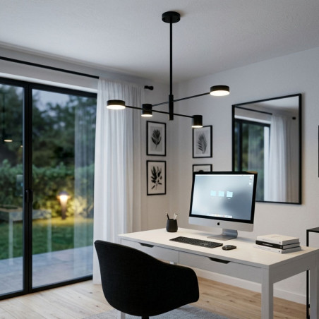 Lampa wisząca CLEX - 4P LED czarna 100 cm ST-8102P-4 Step into Design