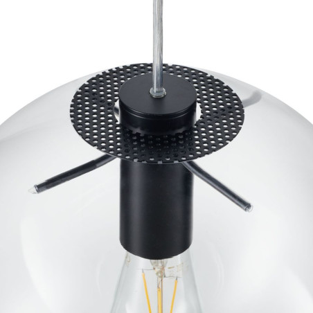 Lampa wisząca TONDA czarna 40 cm ST-8722P-XL black Step into Design