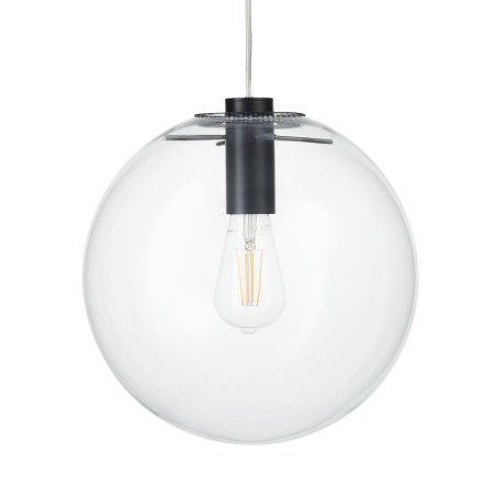 Lampa wisząca TONDA czarna 30 cm ST-8722P-M black Step into Design