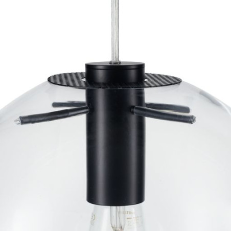 Lampa wisząca TONDA czarna 25 cm ST-8722P-S black Step into Design