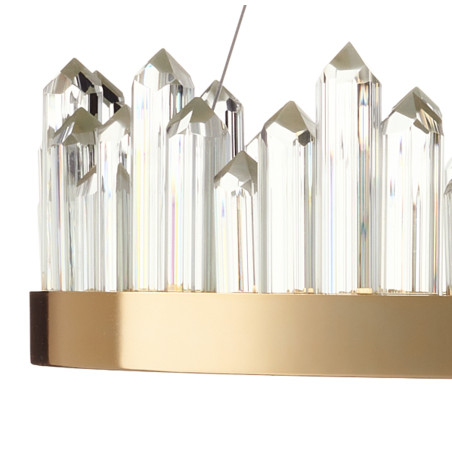Lampa wisząca LUSSO LED złota 60 cm DN918 gold Step into Design