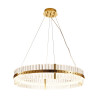 Żyrandol Kryształowy AURA Złota 85 cm - Nowoczesna Lampa Wisząca LED DN925-85 Step into Design