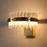 Lampa Ścienna AURA złota 18 cm - Kryształowy Kinkiet LED DW925 Step into Design