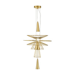 Lampa wisząca SUSSO S złota 40 cm ST-8713P-S Step into Design