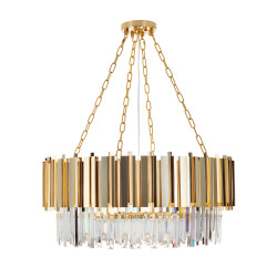 Lampa wisząca REA złota 80 cm DN923-80 Step into Design