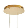 Lampa wisząca CIRCLE 80+80 LED złoty połysk na 1 podsufitce DN924-80+80 gold Step into Design