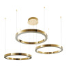 Lampa wisząca CIRCLE 80+80+80 LED złoty połysk na 1 podsufitce DN924-80+80+80 gold Step into Design