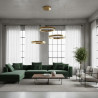 Lampa wisząca CIRCLE 80+80+80 LED złoty połysk na 1 podsufitce DN924-80+80+80 gold Step into Design