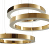 Lampa wisząca CIRCLE 60+60+60 LED złoty połysk na 1 podsufitce DN924-60+60+60 gold Step into Design