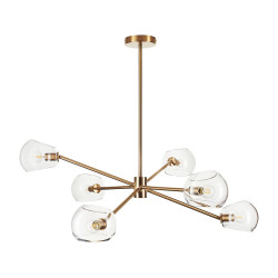 Lampa wisząca COSMIC-6 złota 75 cm ST-8954-P6 Step into Design
