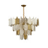 Lampa wisząca SECRET biało złota 80 cm D824P-800 Step into Design