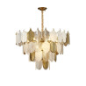 Lampa wisząca SECRET biało złota 80 cm D824P-800 Step into Design