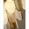 Lampa wisząca SECRET biało złota 80 cm D824P-800 Step into Design
