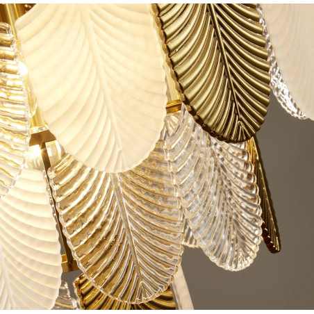 Lampa wisząca SECRET biało złota 80 cm D824P-800 Step into Design