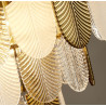 Lampa wisząca SECRET biało złota 80 cm D824P-800 Step into Design