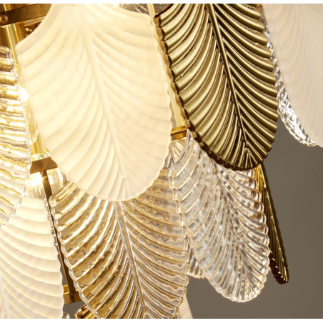 Lampa wisząca SECRET biało złota 80 cm D824P-800 Step into Design
