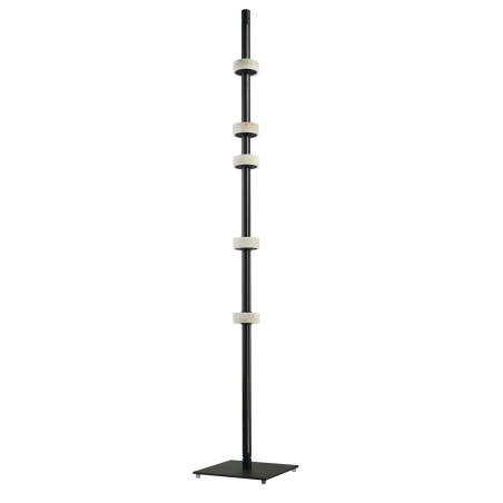 Lampa podłogowa RINGO czarna 182 cm ST-8955F Step into Design
