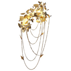 Lampa ścienna BLOSSOM złota 120 cm ST-9957W Step into Design