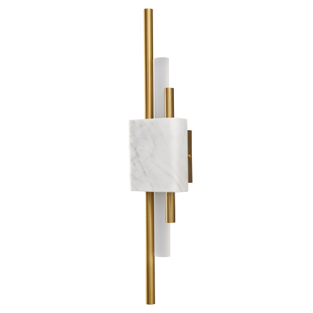 Lampa ścienna ELLIE LED marmurowa biało złota 50 cm ST-7007W-WHITE Step into Design