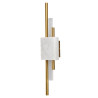 Lampa ścienna ELLIE LED marmurowa biało złota 50 cm ST-7007W-WHITE Step into Design