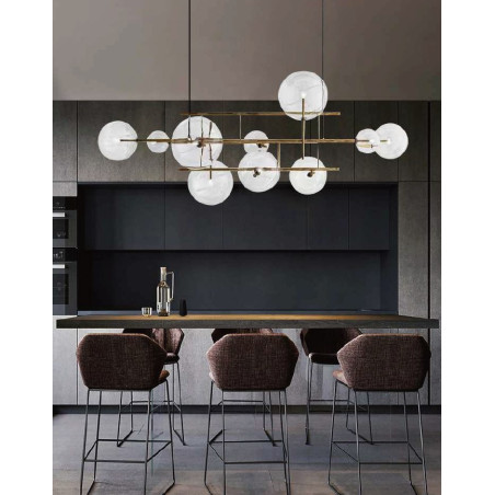 Lampa wisząca CHARM mosiądz 200 cm ST-9757P-L Step into Design