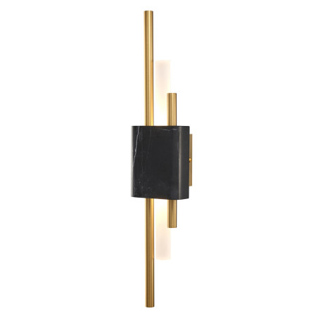 Lampa ścienna ELLIE LED marmurowa czarno złota 50 cm ST-7007W-BLACK Step into Design