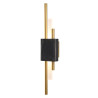 Lampa ścienna ELLIE LED marmurowa czarno złota 50 cm ST-7007W-BLACK Step into Design