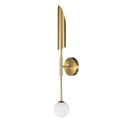 Kinkiet ścienny MIKA-1, 70 cm - biało-złoty, metalowy, do wnętrz nowoczesnych ST-F086 Step into Design