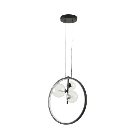 Lampa wisząca ORION RING LED czarny 40 cm DN1504 Step into Design