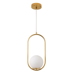Lampa wisząca COSTA SOLO złota 40 cm DP0001A-400 gold Step into Design