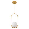 Lampa wisząca COSTA SOLO złota 40 cm DP0001A-400 gold Step into Design