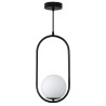 Lampa wisząca COSTA SOLO czarna 40 cm DP0001A-400 black Step into Design