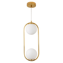 Lampa wisząca COSTA DUO złota 50 cm DP0002-2 gold Step into Design