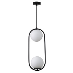 Lampa wisząca COSTA DUO czarna 50 cm DP0002-2 black Step into Design