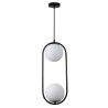 Lampa wisząca COSTA DUO czarna 50 cm DP0002-2 black Step into Design