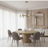 Lampa wisząca CANDELA-6 - 6-ramienna oprawa sufitowa złota 70 cm DN1505-6 gold Step into Design