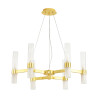 Lampa wisząca CANDELA-6 - 6-ramienna oprawa sufitowa złota 70 cm DN1505-6 gold Step into Design