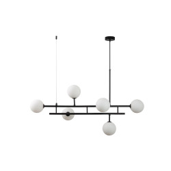 Lampa wisząca MODERNO DUO czarna 100 cm DN1507 black Step into Design