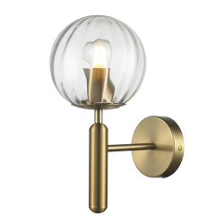 Lampa ścienna PALLA złota 15 cm F070 transparent Step into Design