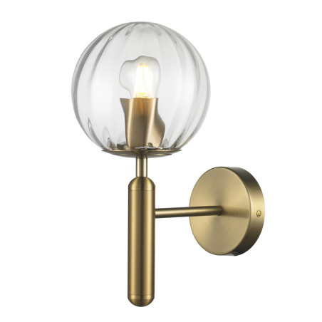 Lampa ścienna PALLA złota 15 cm F070 transparent Step into Design