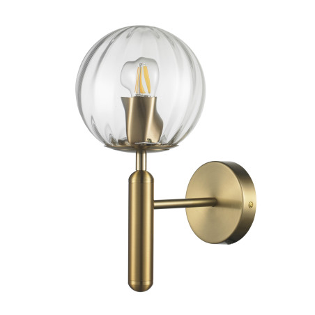 Lampa ścienna PALLA złota 15 cm F070 transparent Step into Design