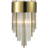 Lampa ścienna DRACO-S kryształowa złota 45 cm - styl glamour ST-88003W-S gold Step into Design